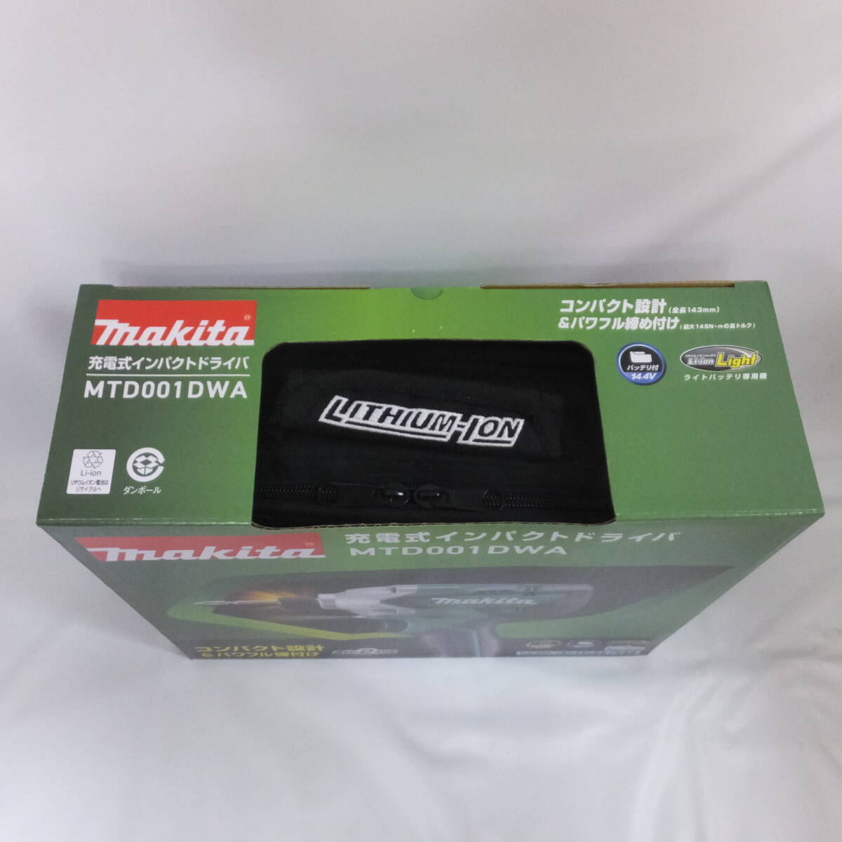 1円★【充電式インパクトドライバ】Makita マキタ 新品 未使用 MTD001DWA バッテリー14.4V 充電時間105分 重さ1.2Kg トルク145N 現状品_画像5