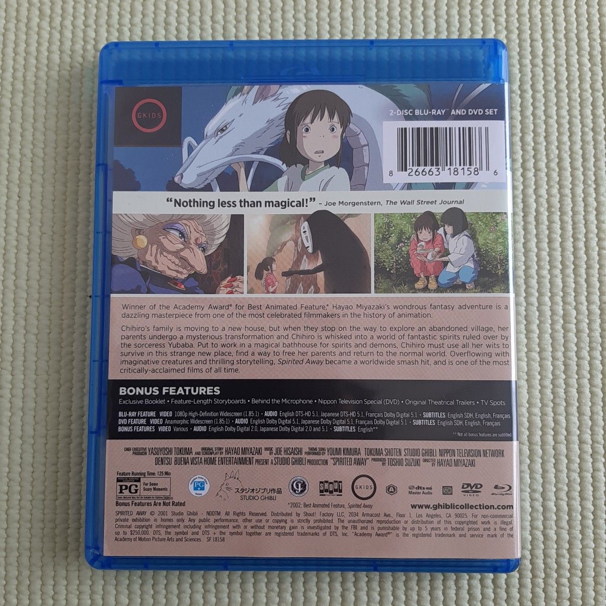 千と千尋の神隠し Blu-ray 北米版 ジブリ