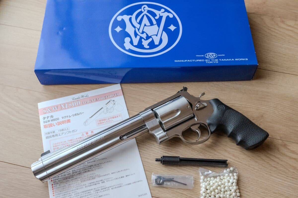 タナカワークス S&W M500 8 3/8inch ステンレス Version2 ガスガン_画像1