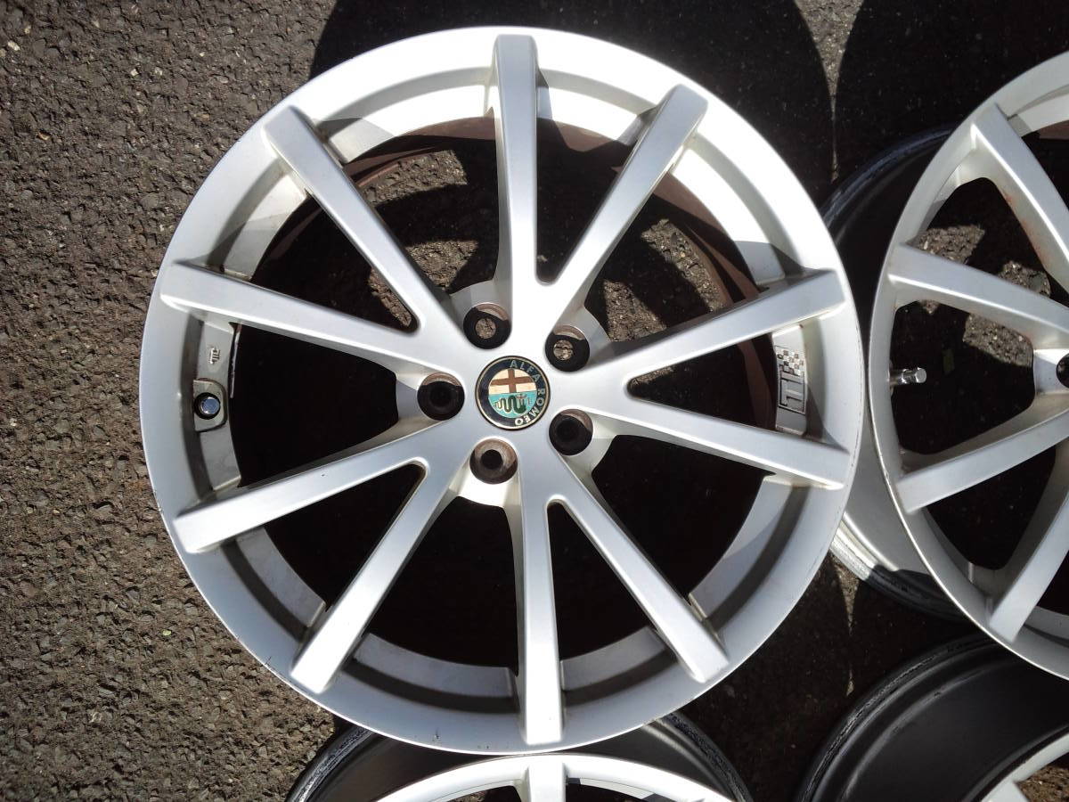 ALPHA ROMEO TI 147 156 SWアルファロメオ純正アルミ 17インチ 7J +40.5 5H98 GENUINE ALLOY WHEELS 純正戻しに スタッドレス用に オシャレ_画像5