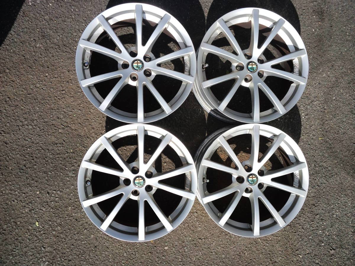 ALPHA ROMEO TI 147 156 SWアルファロメオ純正アルミ 17インチ 7J +40.5 5H98 GENUINE ALLOY WHEELS 純正戻しに スタッドレス用に オシャレ_画像1