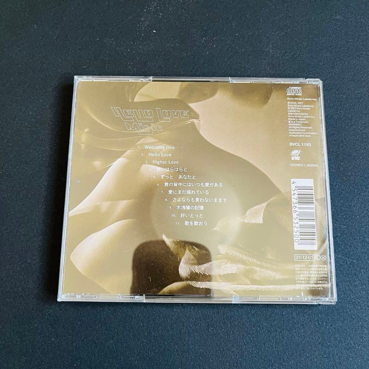 HELLO LOVE MISIA CD 通常盤　
