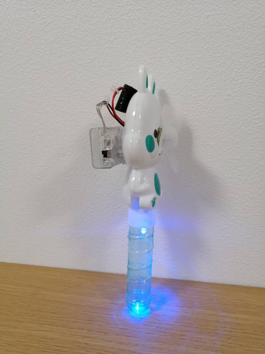  a little over manner LED attaching mobile handy fan 