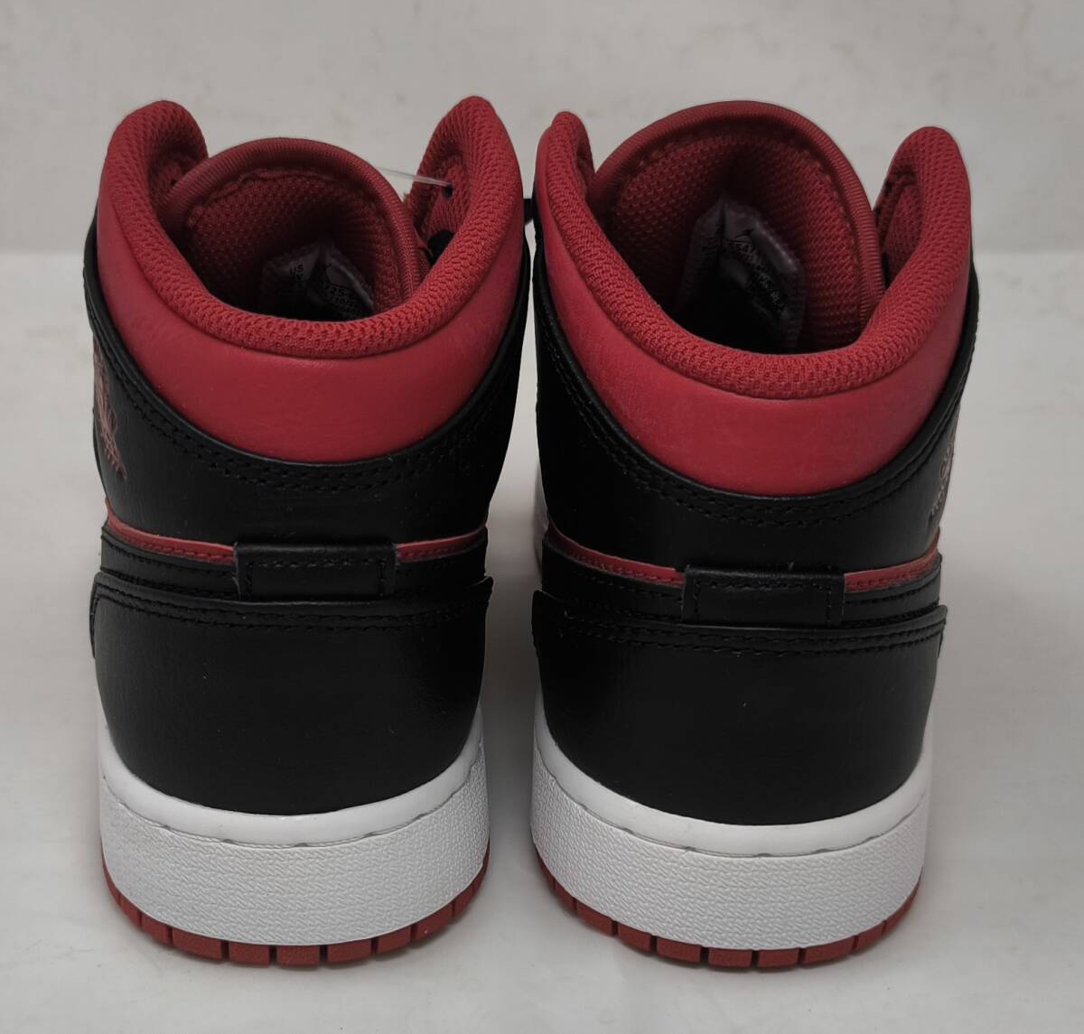 ★Nike GS Air Jordan 1 Mid "Reverse Bred" 554725-660 23cm US4Y ナイキ エアジョーダン リバースブレッド★_画像4