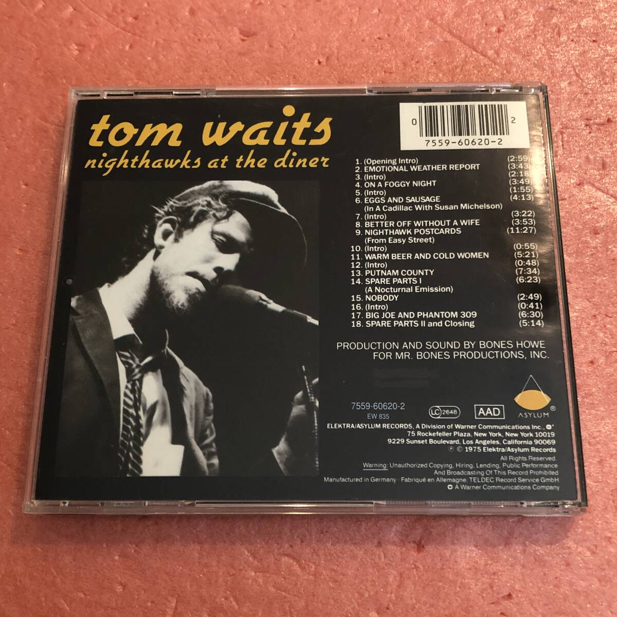 CD Tom Waits Nighthawks At The Diner トム ウェイツ_画像3