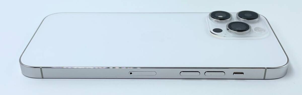 美品 Apple iPhone14 Pro Max 256GB Silver A2893 MQ9C3J/A バッテリ99% SIMフリー OT0669 skの画像7