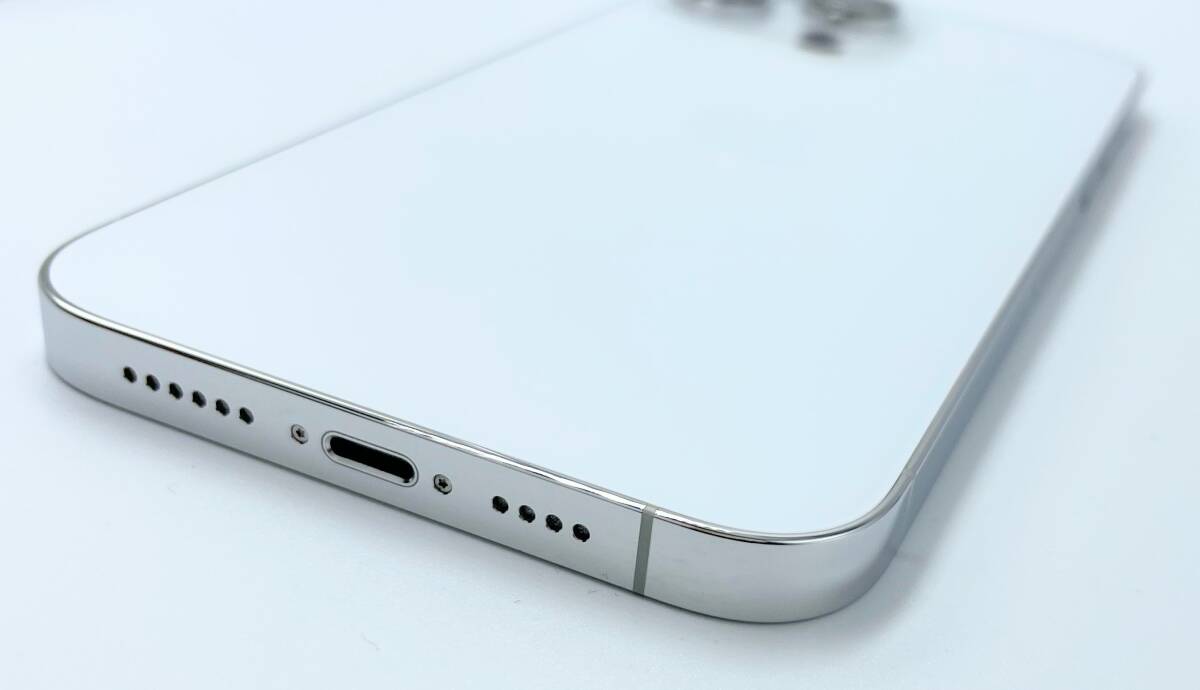 美品 Apple iPhone14 Pro Max 256GB Silver A2893 MQ9C3J/A バッテリ99% SIMフリー OT0669 skの画像4