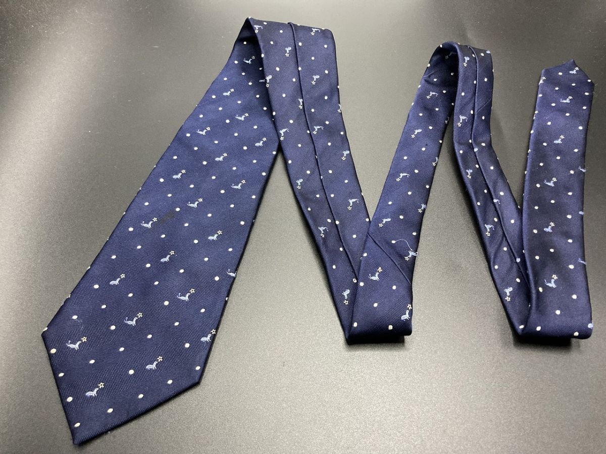 [ beautiful goods ]Ralph Lauren Ralph Lauren dot pattern necktie 3ps.@ and more free shipping navy 0501264