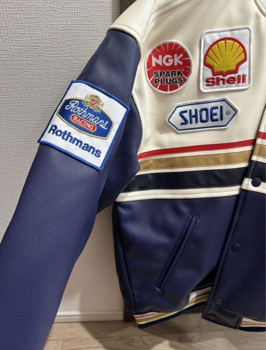 未使用 ロスマンズ Rothmans ホンダ honda レーシング ロゴ ジャケット Mサイズ 