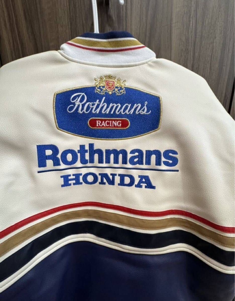 未使用 ロスマンズ Rothmans ホンダ honda レーシング ロゴ ジャケット Mサイズ 