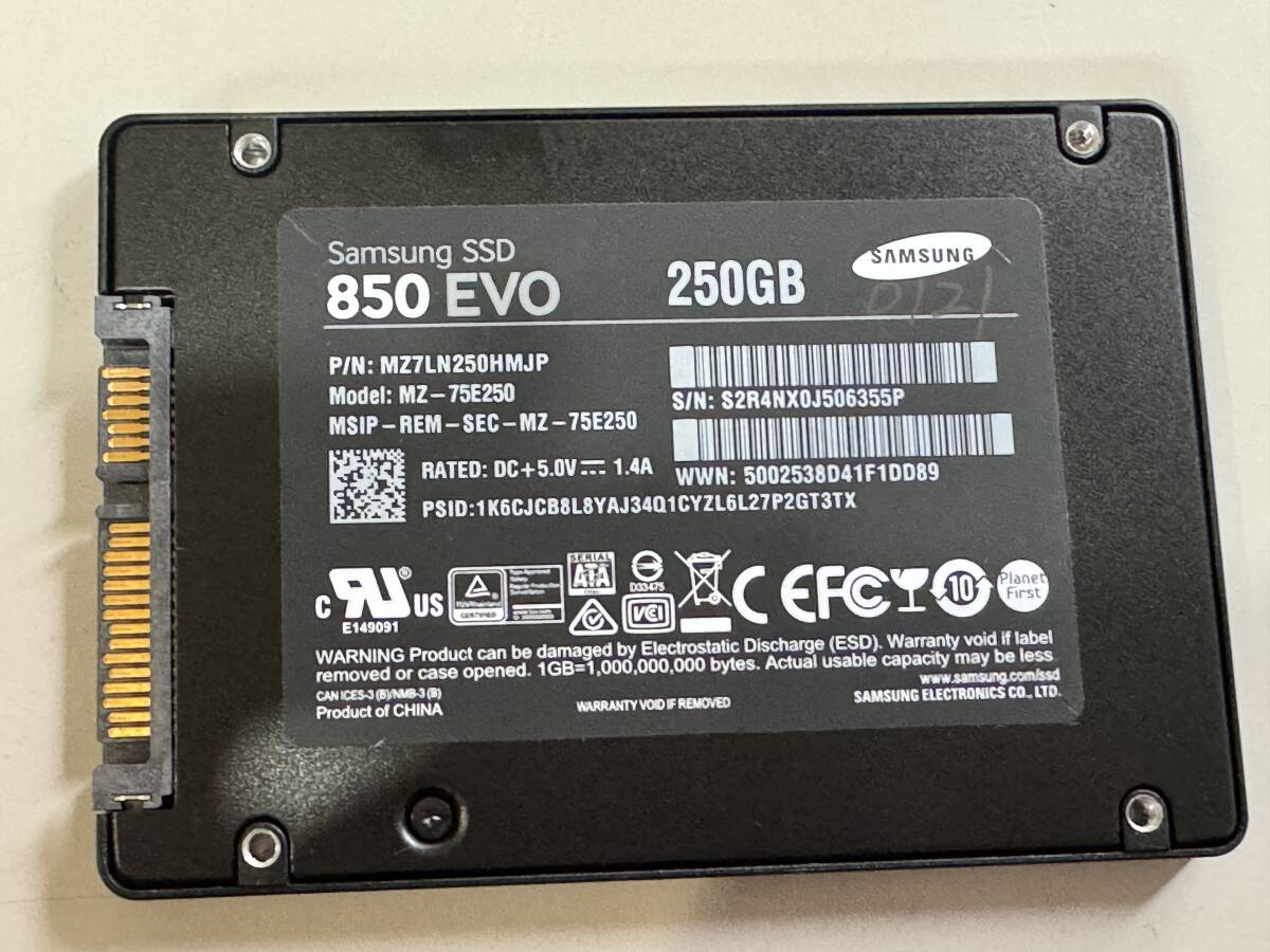 SAMSUNG[ рабочее состояние подтверждено ]SSD 250GB 0121