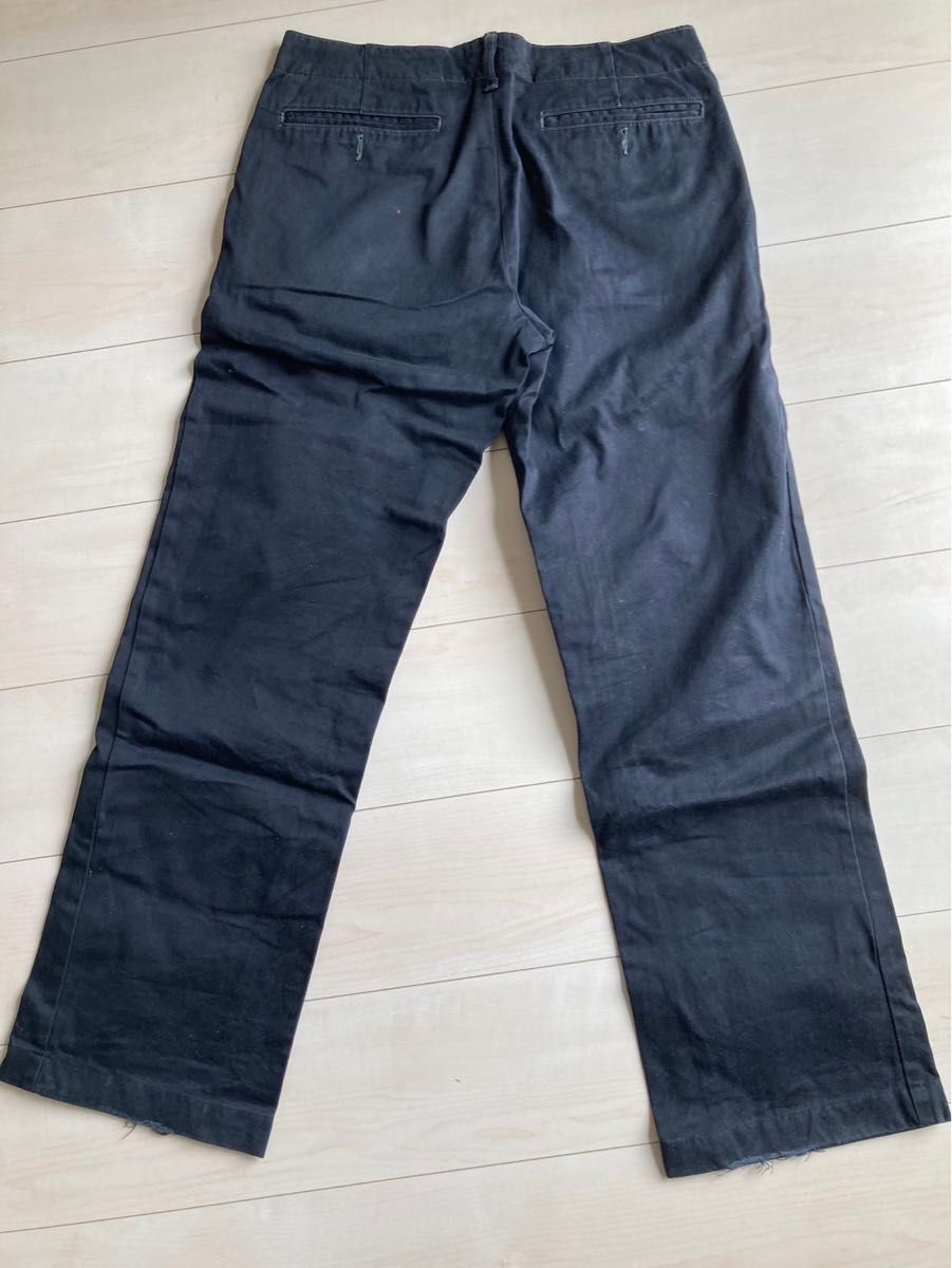 ハリウッドランチマーケット　黒パンツ　ズボン　サイズ2 チノパン