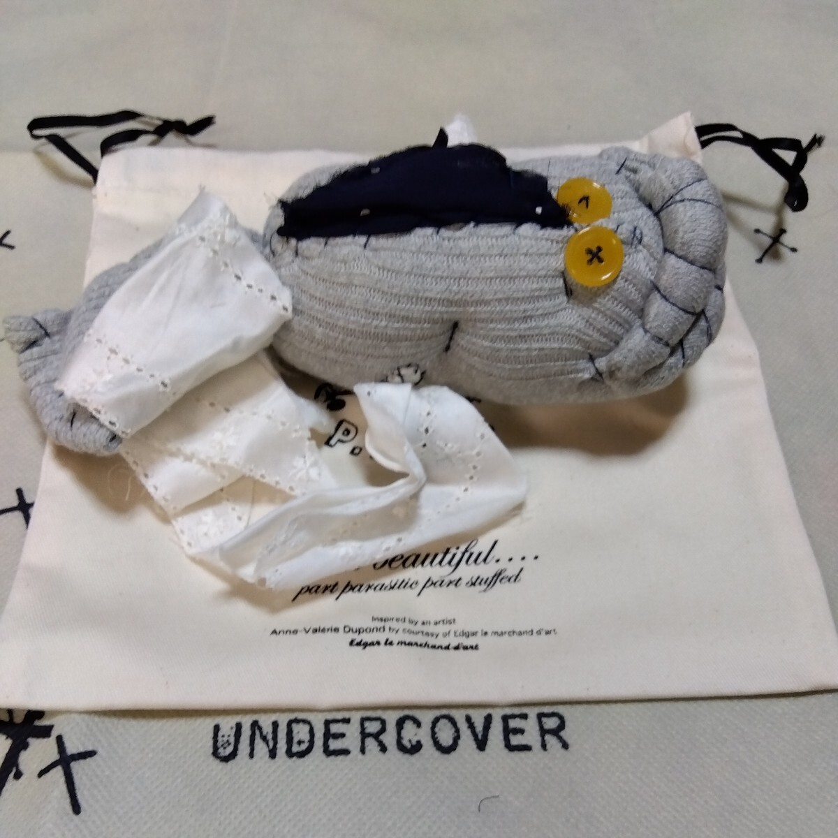 UNDERCOVERアンダーカバー×アンヴァレリーデュポンbut期上映会非売品ぬいぐるみ_画像3