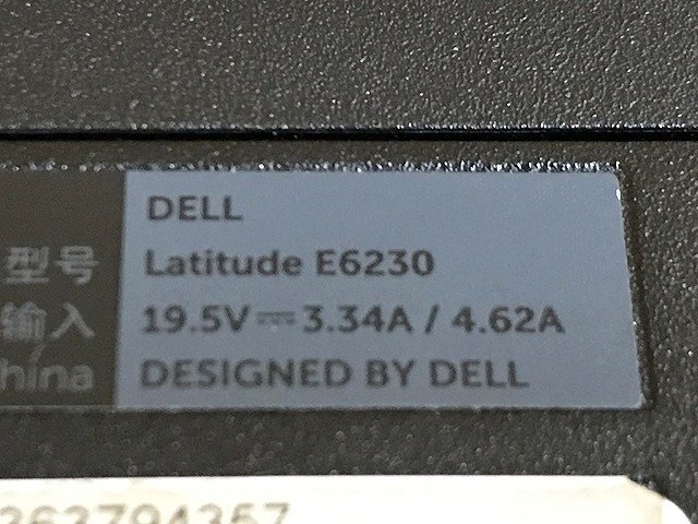 SMK437455相 Dell ノートPC Latitude E6230 Core i5-3340M メモリ4GB HDD320GB 現状品 直接お渡し歓迎の画像10