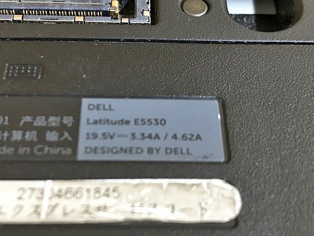 SMK437456相 Dell ノートPC Latitude E5530 non-vPro Core i5-3230M メモリ2GB HDD320GB 現状品 直接お渡し歓迎の画像10