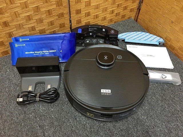 MBE81191相 ECOVACS ロボット掃除機 DEEBOT OZMO T8 AIVI DBX11-11 2021年製 直接お渡し歓迎の画像1