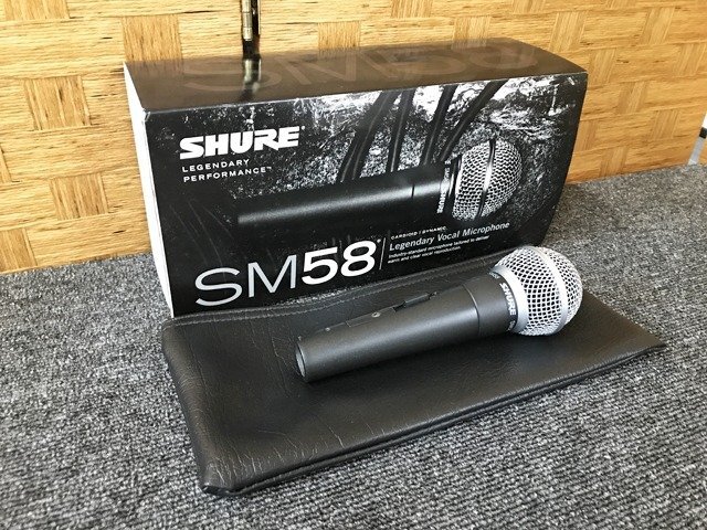 SNG47965小 SHURE シュアー SM58 ダイナミックマイク 直接お渡し歓迎_画像1