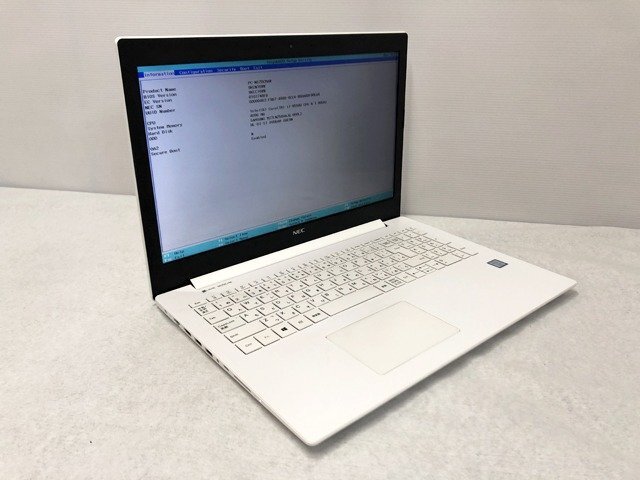 SBG46854相 NEC ノートPC PC-NS70CMAW Core i7-8550U メモリ4GB SSD256GB 現状品 直接お渡し歓迎_画像1