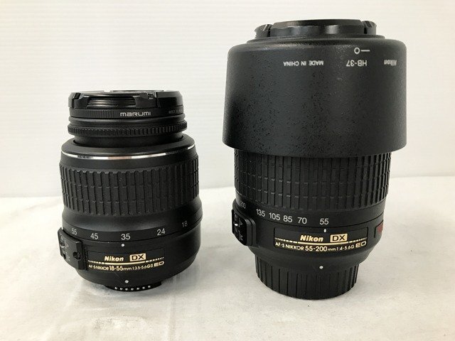 SMG50006八 Nikon D40 デジタル一眼レフカメラ / レンズ AF-S 18-55mm ED / AF-S 55-200mm ED 現状品 直接お渡し歓迎_画像6