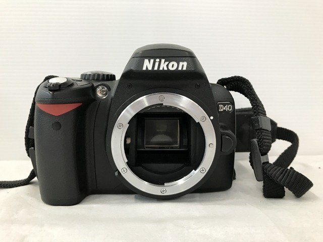 SMG50006八 Nikon D40 デジタル一眼レフカメラ / レンズ AF-S 18-55mm ED / AF-S 55-200mm ED 現状品 直接お渡し歓迎_画像2