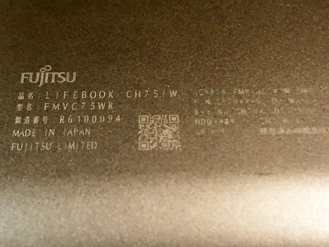SBG46846. Fujitsu Note PC FMVC75WR Core i5-4200U память 4GB HDD500GB текущее состояние товар прямой самовывоз приветствуется 