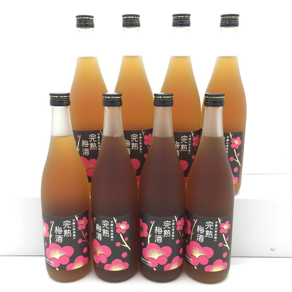 [1 jpy ~ several exhibiting!] Suntory hand .. south height plum. .. plum wine 720ml×8 pcs set * including in a package un- possible 