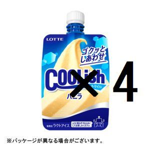 ×4 セブンイレブン ロッテ クーリッシュ バニラ 引換クーポン グの画像1