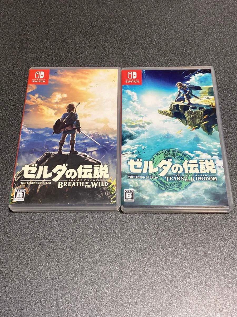 Switch ゼルダの伝説ブレスオブザワイルド ゼルダの伝説ティアーズオブザキングダム 2本セット