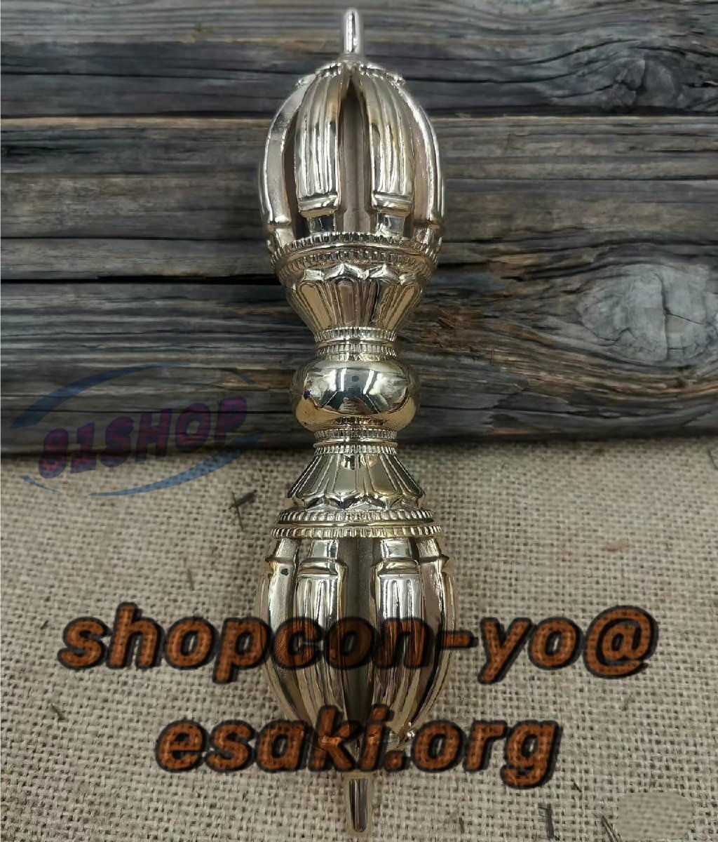 仁】『銅製・金鍍・金剛杵法器 ・置物・賞物』極細工 古賞物 仁】『銅製・金鍍・金剛杵法器 ・置物・賞物』極細工 古賞物