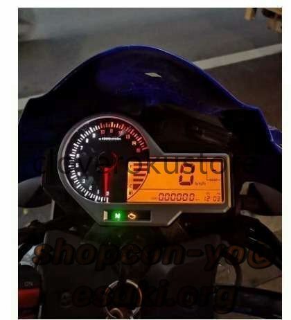 TKOSM オートバイデジタル アナログメーター モンキー～大型バイクまで～(配線図付き)_画像6