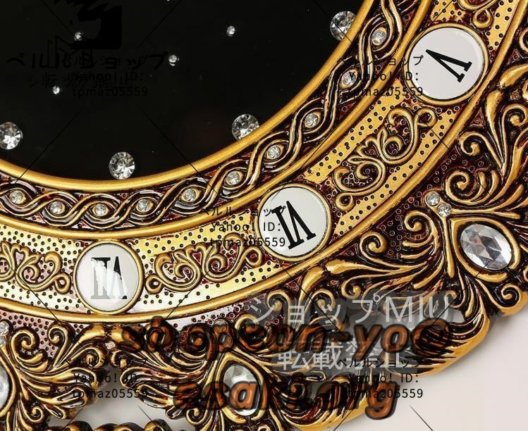 ヨーロッパ　宮廷スタイル　復古　柱時計　応接間　豪華　時計　家庭用　静音時計　おしゃれ　創意　壁掛け時計_画像6