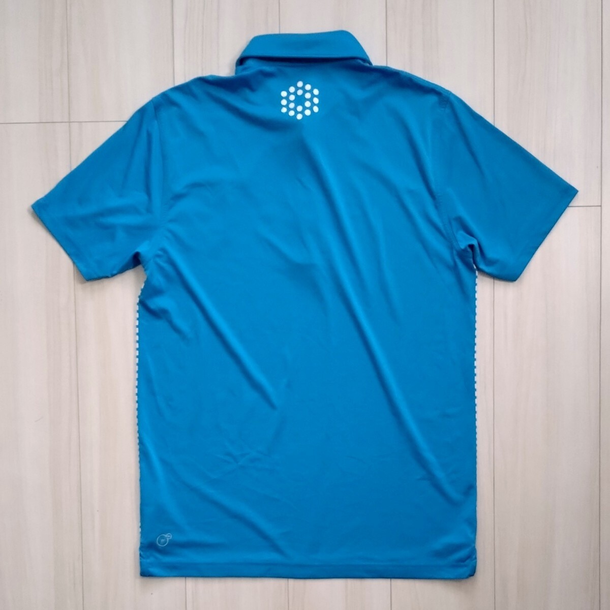 新品に近い PUMA GOLF ポロシャツ XL メンズ O 半袖シャツ プーマ ゴルフ 美品_画像3