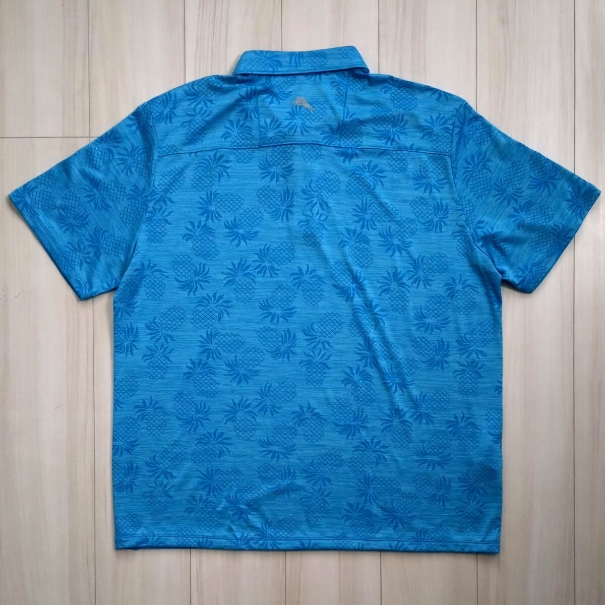 新品 Tommy Bahama 総柄 ポロシャツ 3L メンズ US.XL ビッグサイズ 半袖シャツ トミーバハマ_画像3