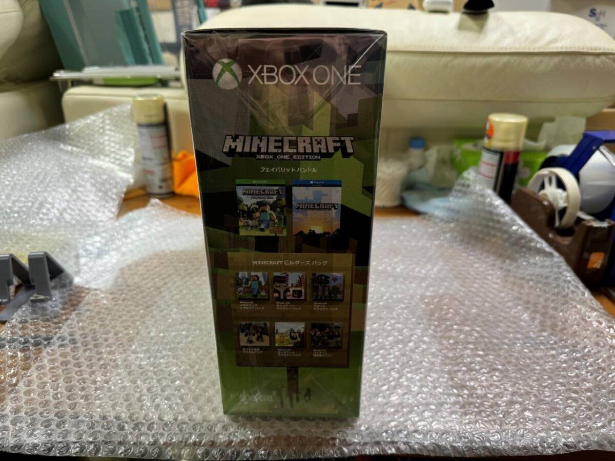 XBOX ONE S корпус белый мой n craft упаковка / Minecraft новый товар нераспечатанный прекрасный товар бесплатная доставка включение в покупку возможно 