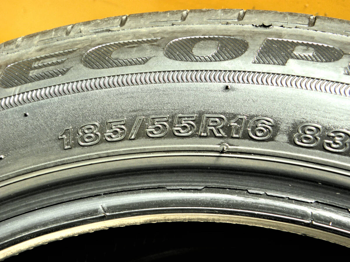 中古 ブリヂストン エコピア EP150 185/55R16 2本 送料無料！_画像6