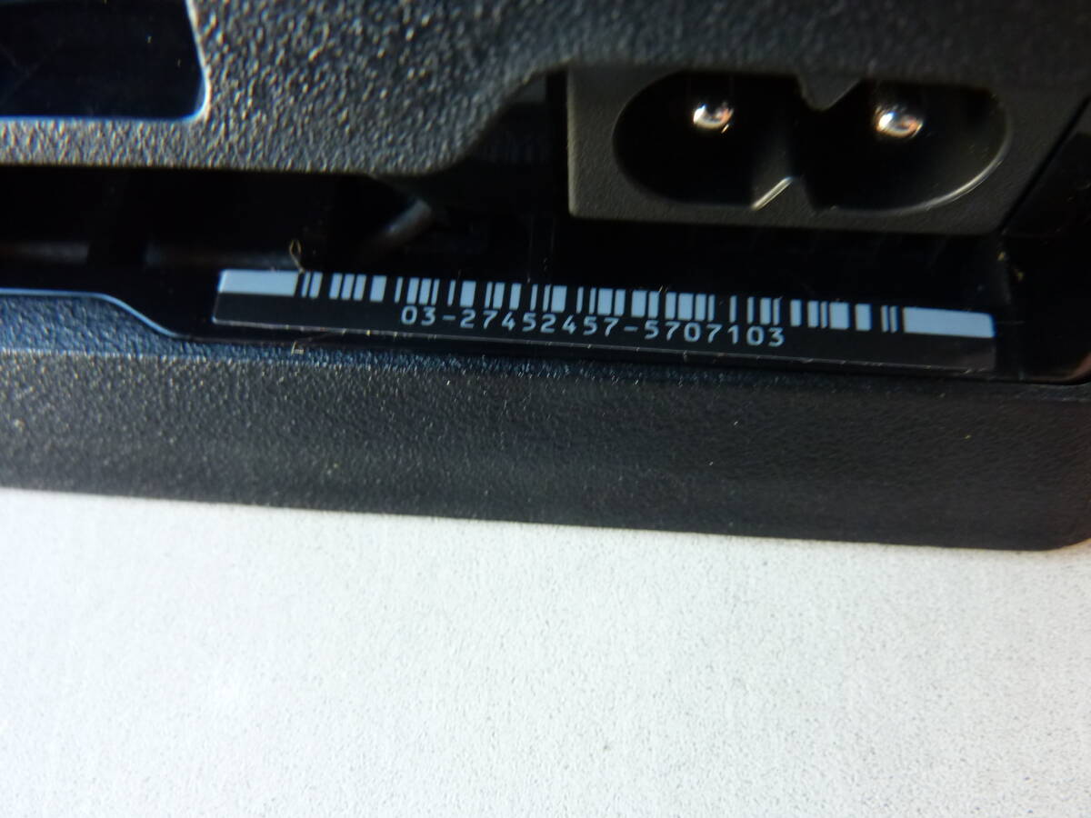 PlayStation4 PS4 ジェット・ブラック（CUH-2100A 500GBモデル) 本体とコントローラーと付属品等付き 動作確認済みのジャンク扱い品です！_画像10