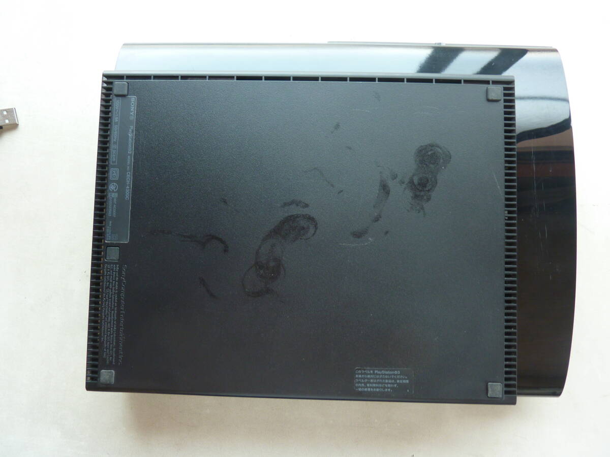 プレイステーション3 PS3 チャコール・ブラック（CECH-4300C 500GB)本体と付属品付きの簡易動作確認済みのジャンク扱い品です。_画像5