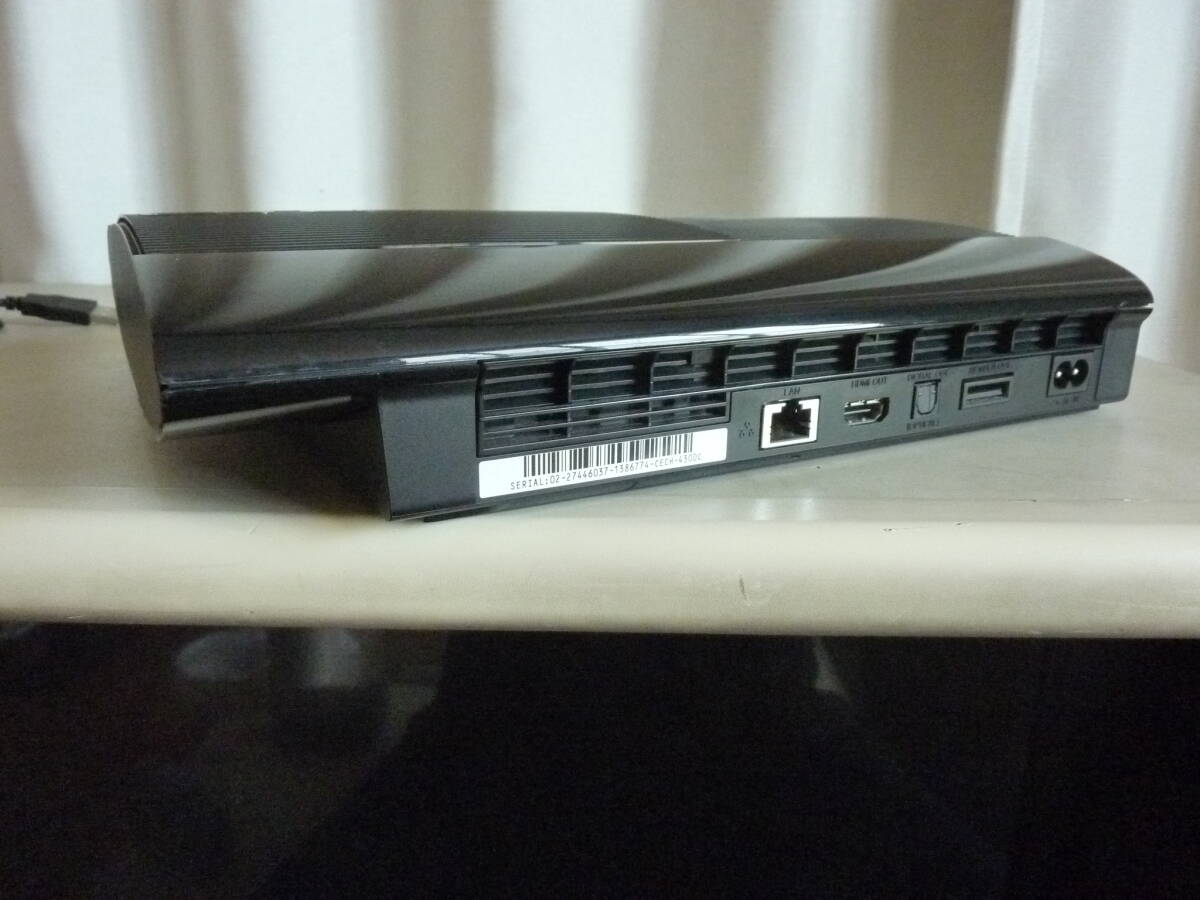 プレイステーション3 PS3 チャコール・ブラック（CECH-4300C 500GB)本体と付属品付きの簡易動作確認済みのジャンク扱い品です。_画像8