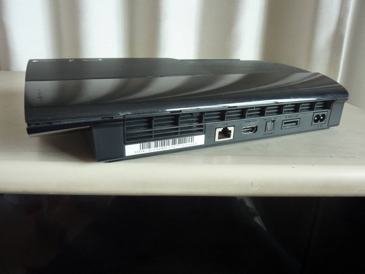 プレイステーション3 PS3 チャコール・ブラック（CECH-4000B 250GB)本体のみの簡易動作確認済みのジャンク扱い品です。_画像8