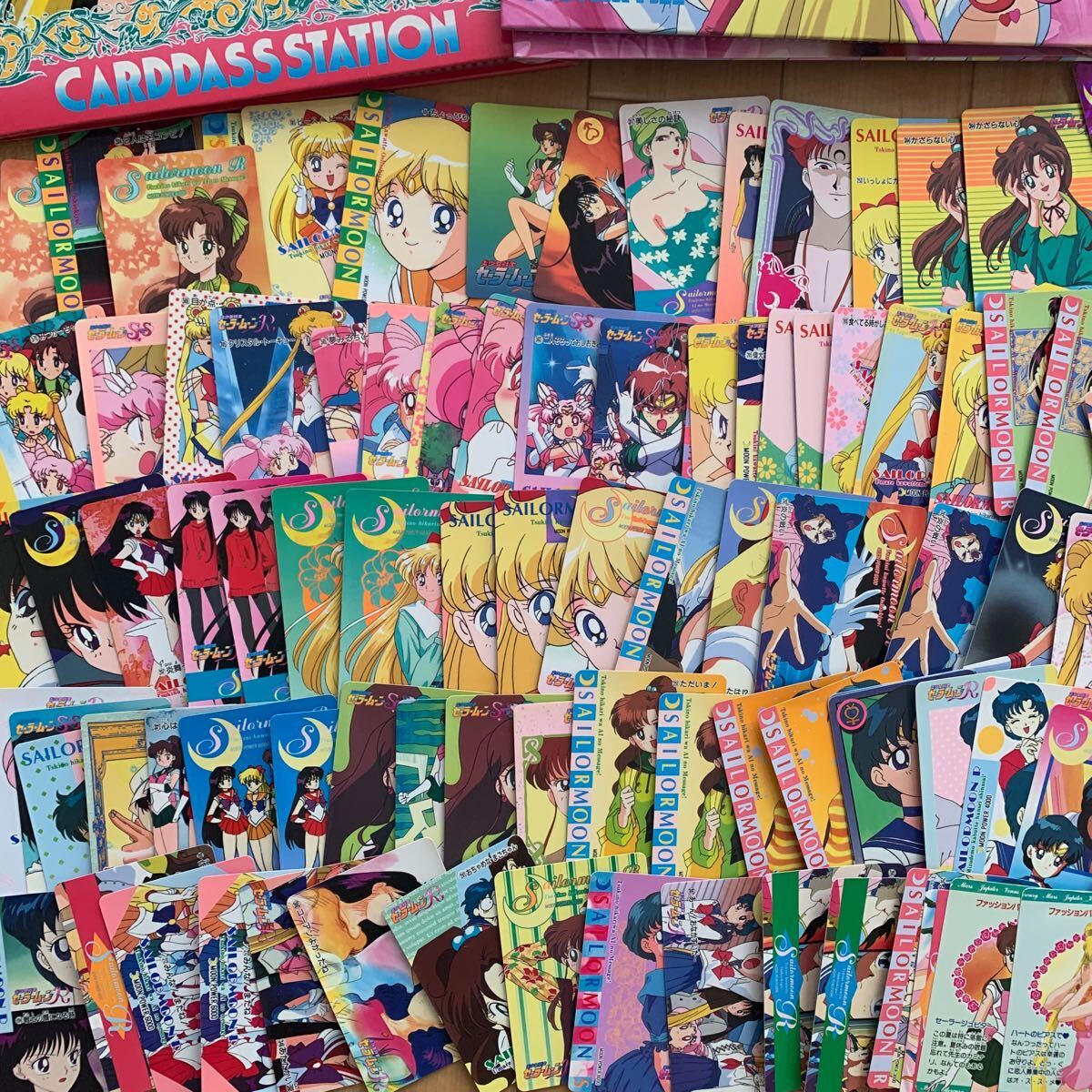  large amount Pretty Soldier Sailor Moon card kila that time thing binder - anime book pamphlet etc. 