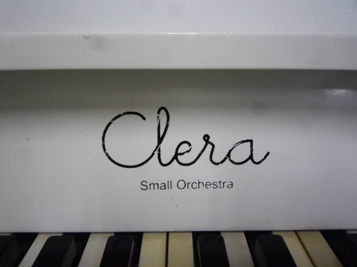 【6-5-13-1Aa】 Clera　トイピアノ　Small Orchestra　クレラ　白色_画像2