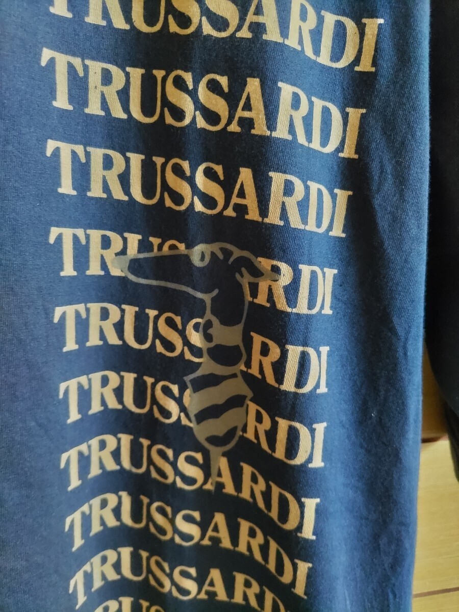 TRUSSARDI　トラサルディ　メンズ　半袖Tシャツ　サイズ　M ネイビー_画像2