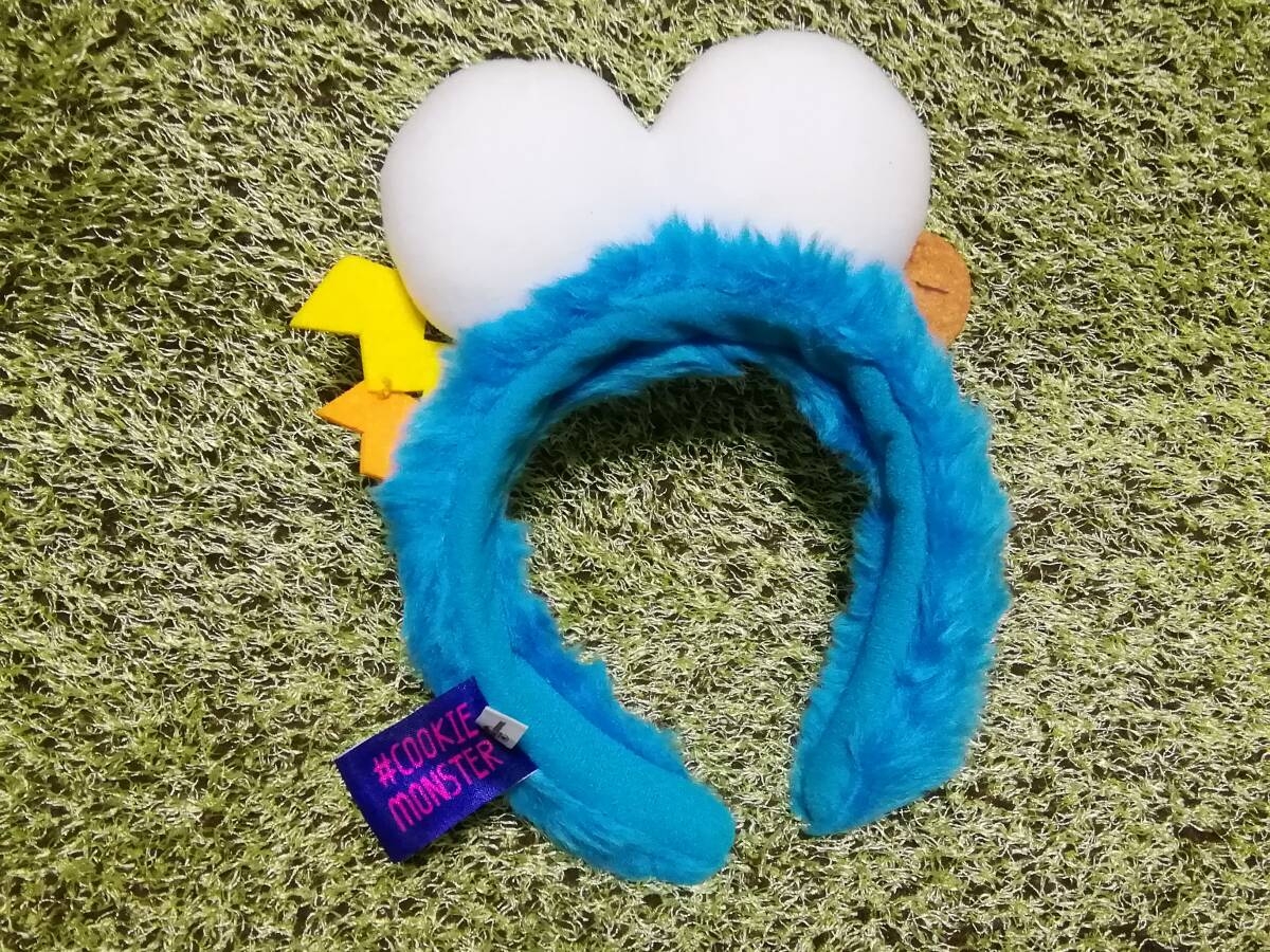 [ beautiful goods ] universal Studio Japan Sesame Street 2019 year (USJ) SESAME STREET COOKIE MONSTER Katyusha / turquoise blue 