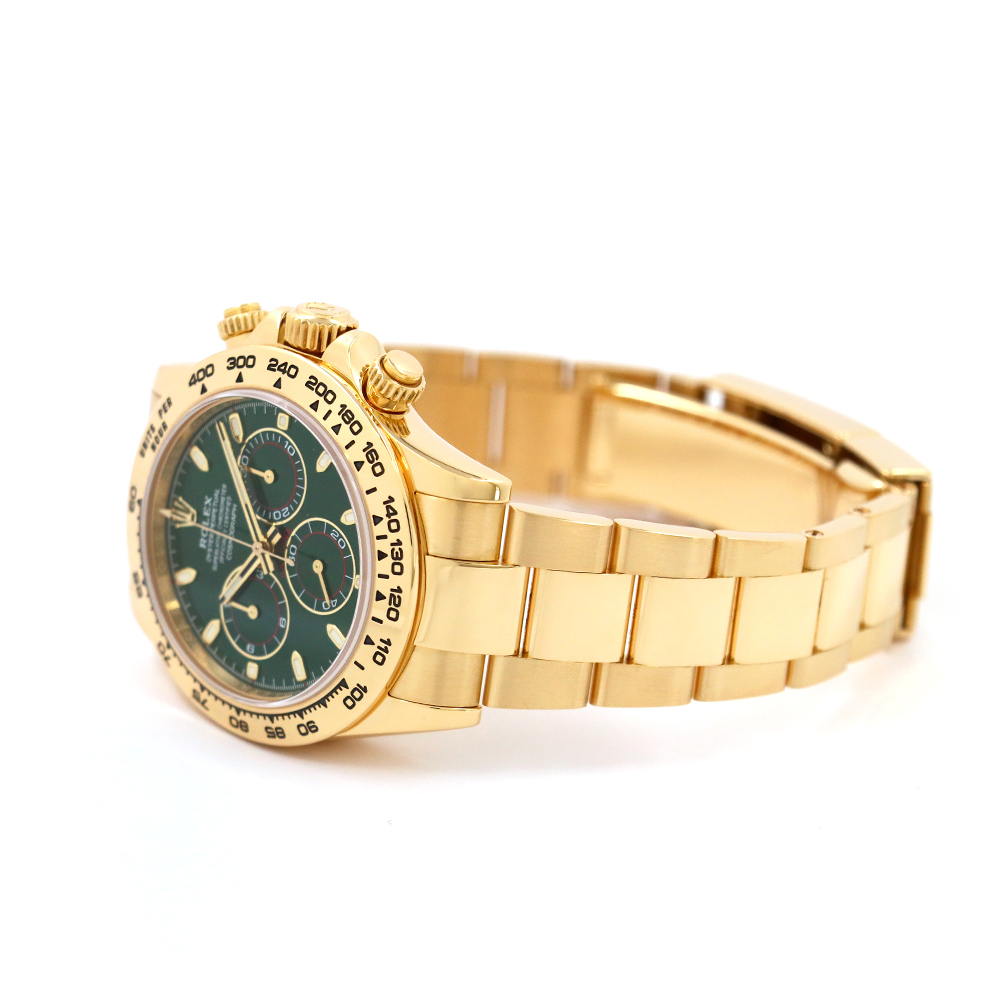 ロレックス（ROLEX）デイトナ 116508 18Kイエローゴールド グリーンダイヤル 緑文字盤 2018年11月/ランダムシリアル メンズ 腕時計_画像7