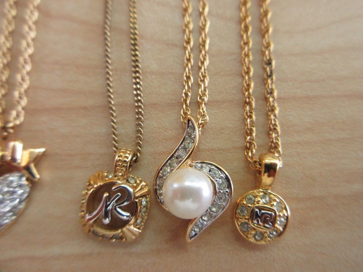 [A73] Nina Ricci NINA RICCI necklace Gold color gold group etc. Vintage accessory large amount set sale summarize TIA