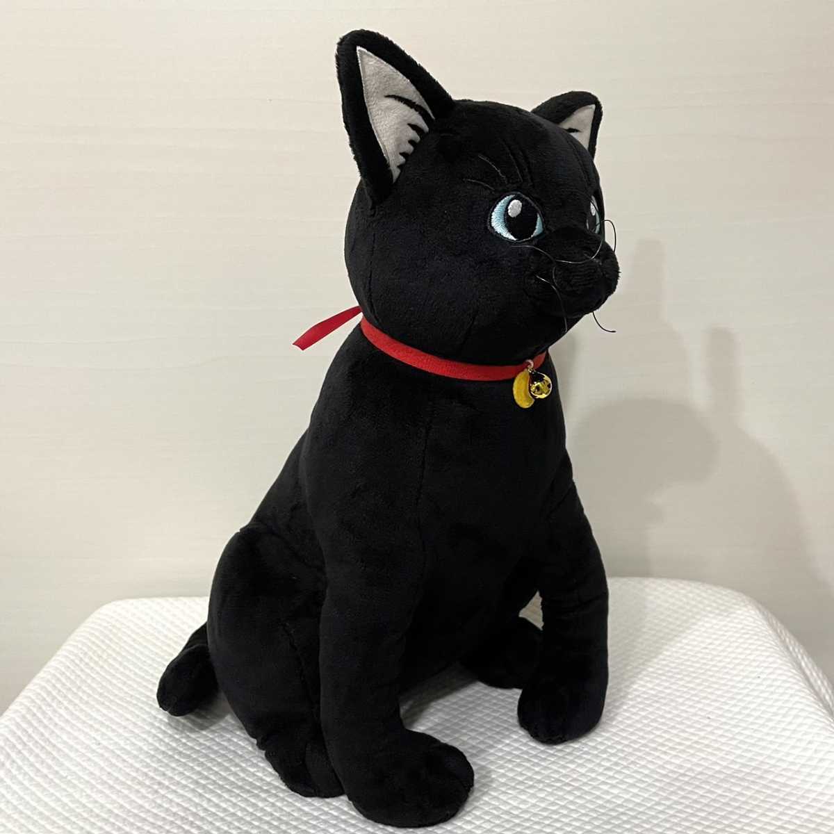 【墨丸】ふしぎ駄菓子屋 銭天堂 BIG ぬいぐるみ 墨丸 黒猫 招き猫 新品 タグ付き 全高約30cm PW2_画像3