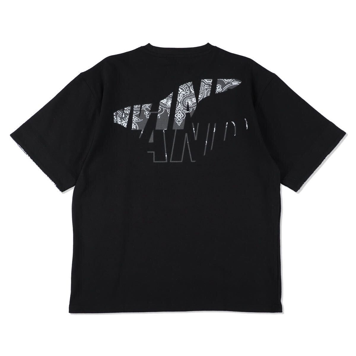 【新品未使用】24SS 新品 WIND AND SEA ウィンダンシー MIYAGI HIDETAKA HALF SLEEVE TEE Tシャツ カットソー 半袖 BLACK S ブラック 黒色の画像2