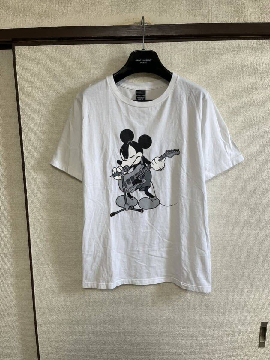 【良品】【送料最安360円】 NUMBER NINE ナンバーナイン MICKEY TEE ミッキー Tシャツ カットソー 半袖 WHITE ホワイト 白 即決早い者勝ち_画像1