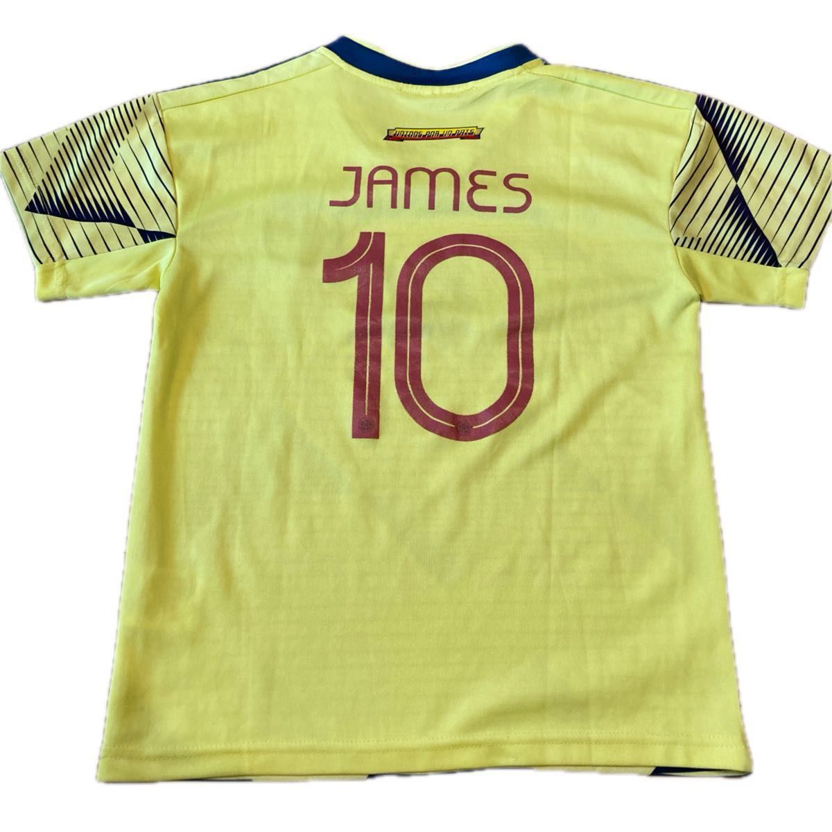 150cm コロンビア代表　ハメス　ジュニアサッカーユニフォームセット