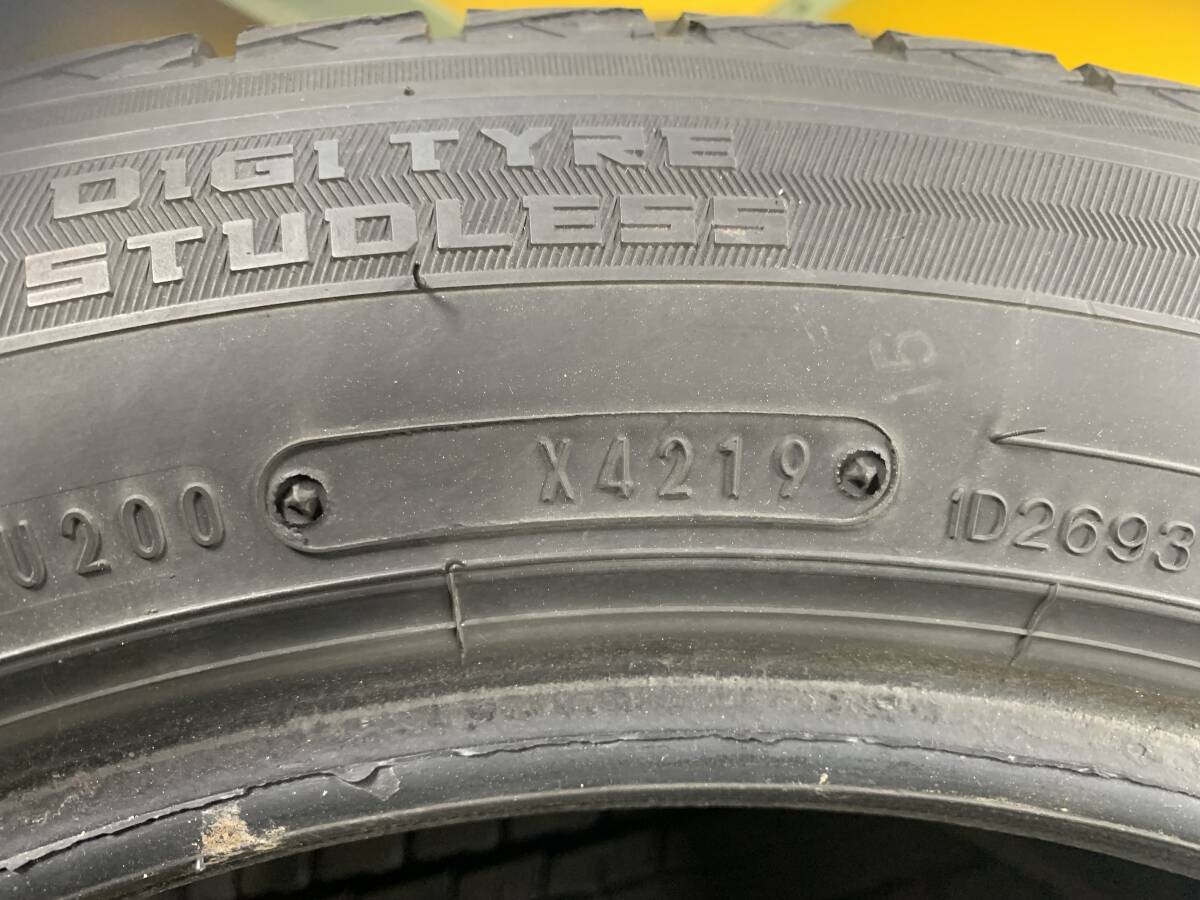 No2899 F5 良溝！！ダンロップ WINTER MAXX SJ8　225/55R18 98Q 4本セット　_画像8